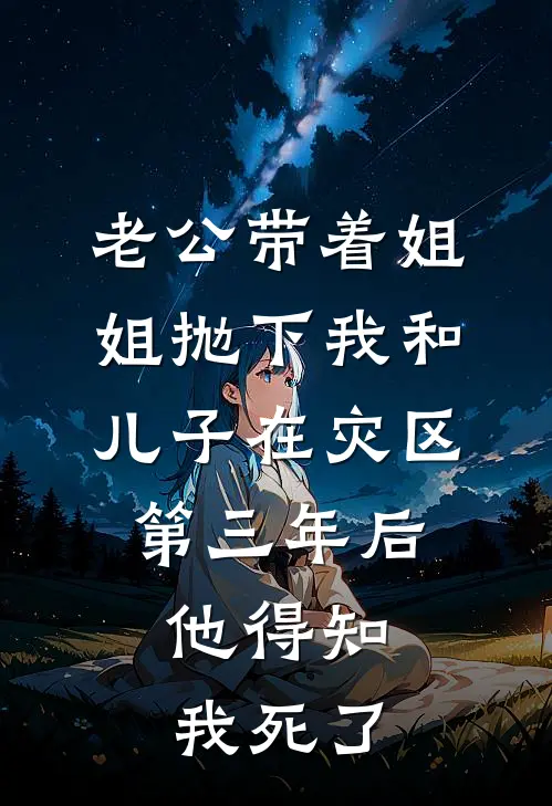 老公带着姐姐抛下我和儿子在灾区第三年后，他得知我死了